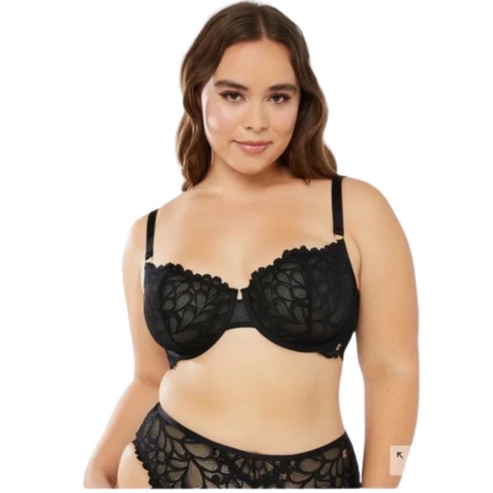 Savage x Fenty Not Sorry Unlined Lace Balconette Bra